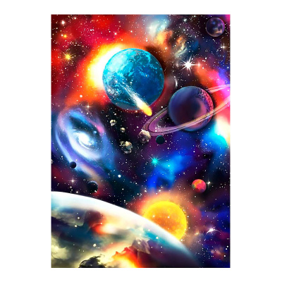 Деревянный пазл Collection Space Космос 130 деталей Melograno MPZCSP3-M 01